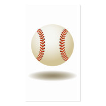 Cool Baseball Emblem Business Card Template