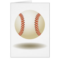 Cool Baseball Emblem Card