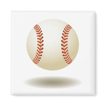 Cool Baseball Emblem Refrigerator Magnets