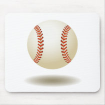 Cool Baseball Emblem Mousepad