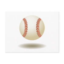 Cool Baseball Emblem Post Card