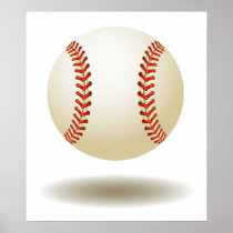 Cool Baseball Emblem Posters