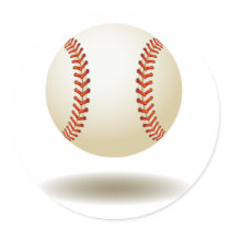 Cool Baseball Emblem Sticker