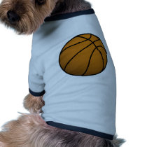 Cool Basketball and Custom Sports B Ball pet clothing by CustomSportsTshirts Cool Basketball and Custom Sports B Ball pet clothing