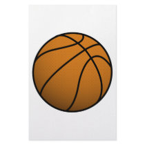 Cool Basketball and Custom Sports B Ball Custom Stationery