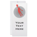 cool basketball dunk spiral graphic custom rack cards
