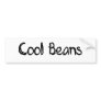 Cool Beans Bumper Stickers