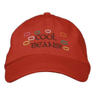 Cool Beans! Baseball Cap by Stefanie_Rski