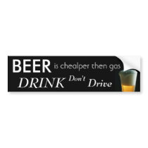 COOL BEER BUMPER STICKER bumper stickers
