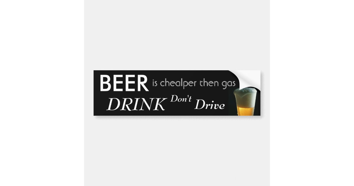 COOL BEER BUMPER STICKER Zazzle