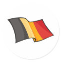 Cool Belgium Flag stickers
