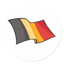 Cool Belgium Flag stickers