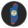 Cool Belize Round Stickers