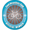 Cool Bicyclists Club photo sculptures