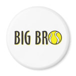 Cool Big Bro Brother Shirt - Tennis Theme Magnet
