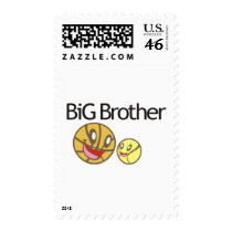 Cool Big Brother Shirt - Basketball Theme postage
