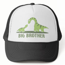 Cool Big Brother Shirt - Dinosaur Theme Mesh Hats