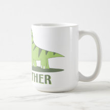 Cool Big Brother Shirt - Dinosaur Theme Coffee Mugs