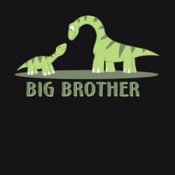 Cool Big Brother Shirt - Dinosaur Theme shirt