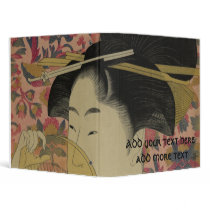 Cool Binder with Japanese Art