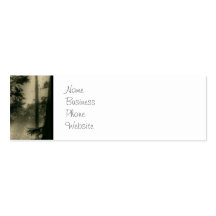 Cool Black and White Forest Sun Rays Nature Gifts Business Cards