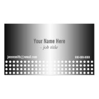 cool black and white modern profile cards business card