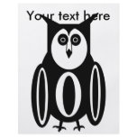 Cool black and white owl flyers