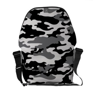Cool Black Camo Messenger Bags