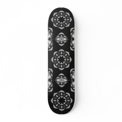 Cool black & white skateboard by bkang22