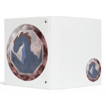 Cool Blue And Red Dragon Gem binders by mydeas Cool Blue And Red Dragon Gem binders