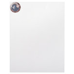 Cool Blue And Red Dragon Gem Personalized Letterhead