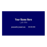 cool blue and white modern profile cards business card