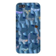 Cool blue bikinis background cover for iPhone 5