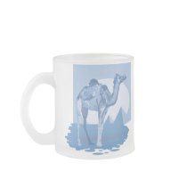 Cool Blue Camel Mugs