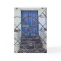 Cool Blue Door Card by DesignerGal Cool Blue Door Card
