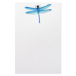 Cool Blue Dragonfly Stationery