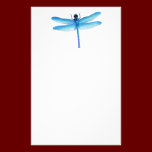 Cool Blue Dragonfly Stationery stationery