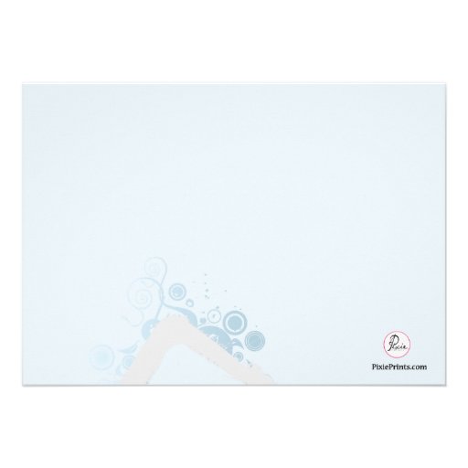 Cool Blue Flat Religious Invitation