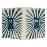 Cool Blue Owl Art binders