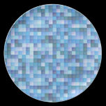 Cool Blue Pattern Custom Plate plates