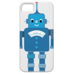 Cool Blue Robots iPhone 5 Case Cover