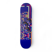 Cool Blue Tile skateboards by koolkeychains Cool Blue Tile skateboards