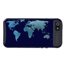 Cool Blue World iPhone 5 Cases