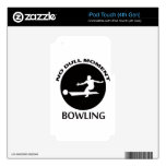 Cool BOWLING designs iPod Touch 4G Decal
