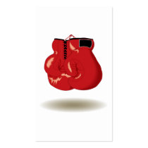 Cool Boxing Emblem Business Cards