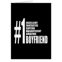Cool Boyfriends : Number One Boyfriend Card
