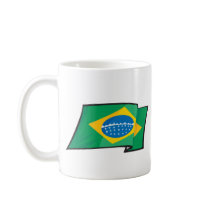 Cool Brazil Flag mugs