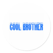 Cool Brother (Blu) Sticker