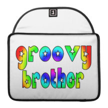 Cool Brothers Birthdays Christmas : Groovy Brother Sleeve For MacBook Pro