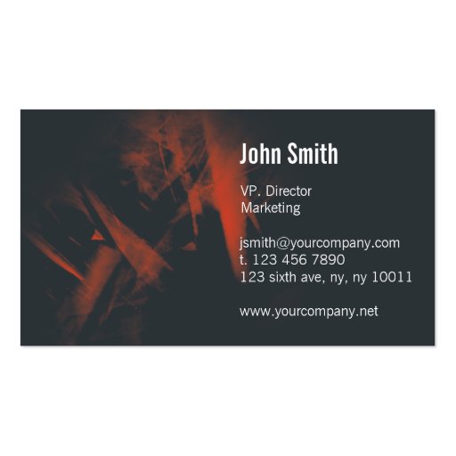 Cool business card (back side)